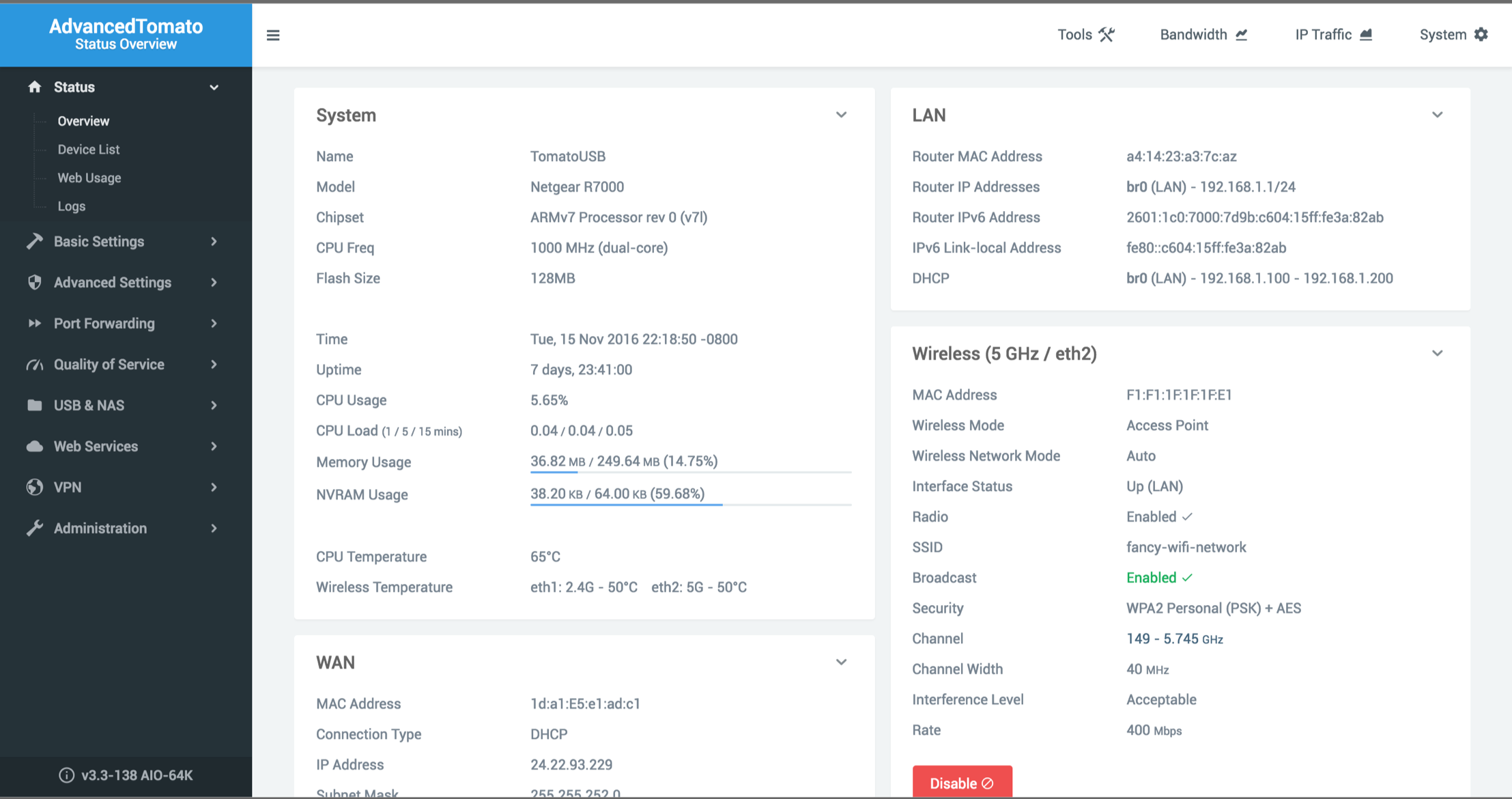 Seriously, have you ever seen a router interface that looks that good?!